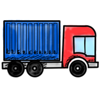 Illustration of a lorry