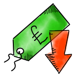 Price drop illustration