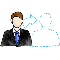 Replacement of staff icon