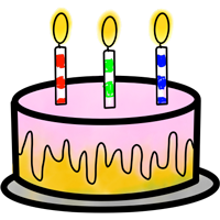 Birthday cake icon